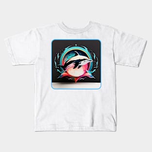 Dolphin Print, Animal design, Dolphin Gift Kids T-Shirt